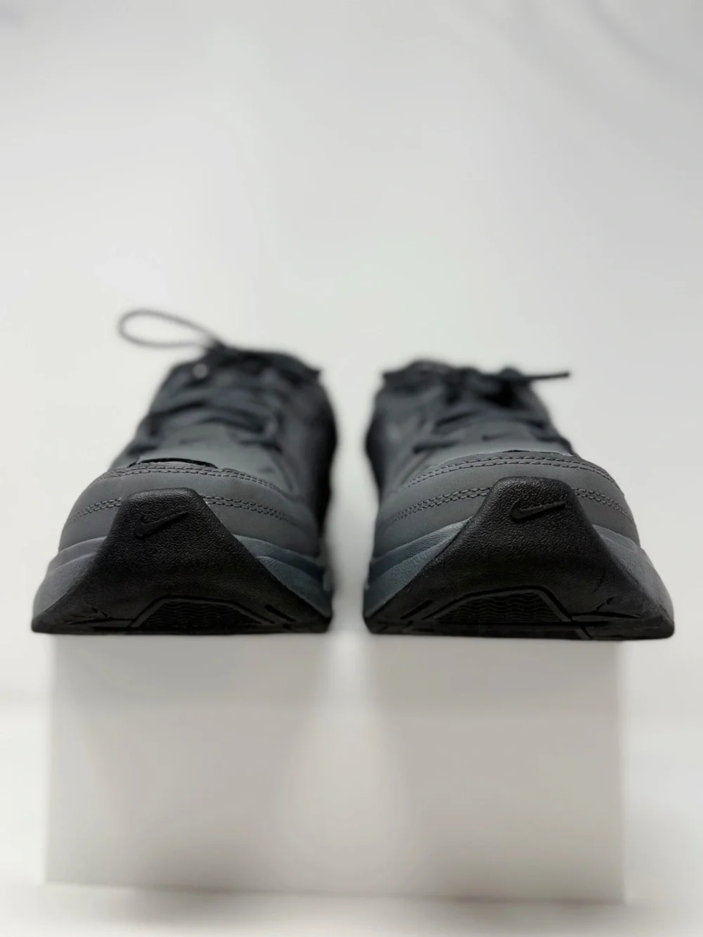 Nike Air Monarch IV Gray Black Sneakers Mens Size 10.5 Athletic Walking Dad Shoe - Picture 5 of 14